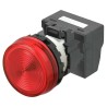 Omron Red Indicator Pilot Light Panel Mount 22 mm IP66 Crimp Termination 24V M22N-BN-TRA-RC-P