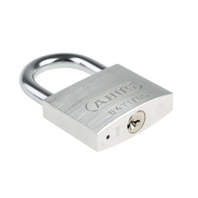 ABUS Weatherproof Keyed Titalium Padlock, 9.5 mm Shackle Diameter, 43.5 mm Shackle Length, 60 mm Body 64TI/60