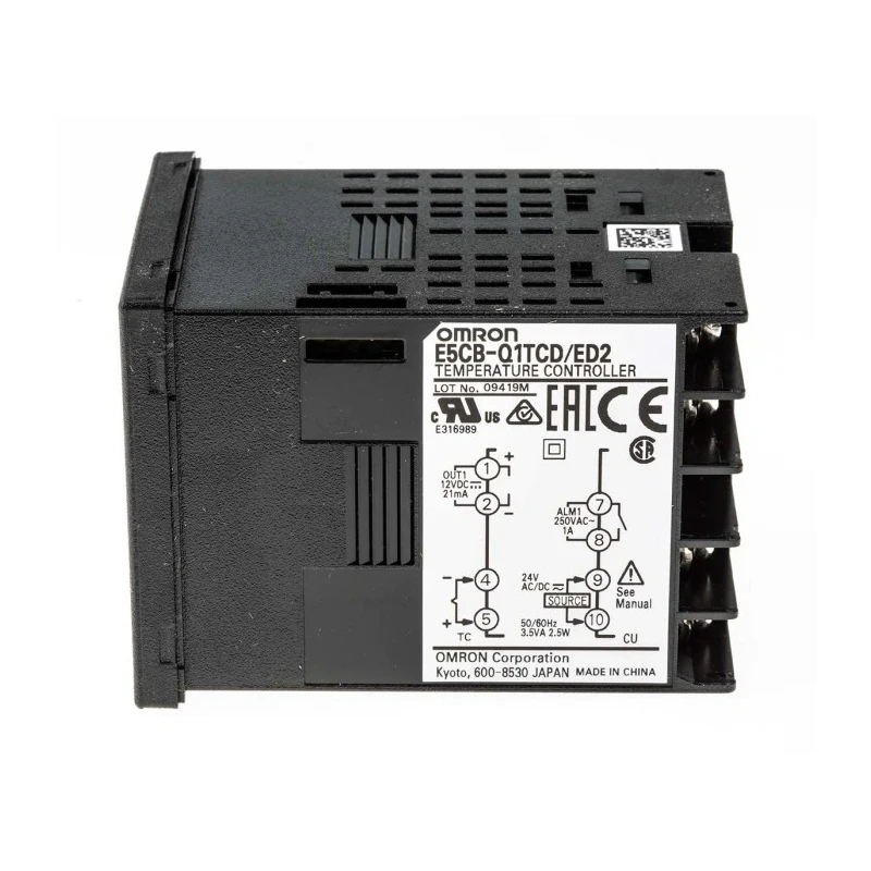 Omron Panel Mount PID Temperature Controller 1 Input 1 Output Relay 240V AC On-Off E5CB