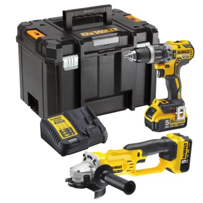 DeWALT 18V Cordless Power Tool Kit Brushless Motor 4Ah Battery Capacity Type G Plug DCK209P2T-GB