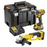 DeWALT 18V Cordless Power Tool Kit Brushless Motor 4Ah Battery Capacity Type G Plug DCK209P2T-GB