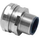 RS PRO Nickel Plated Brass Conduit Fitting, 20 mm Nominal Size, M20 Thread, Silver, IP67 Rated 214-9570