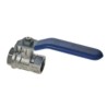 Legris Nickel Plated Brass Threaded Ball Valve G 1/2 in, Female Inlet & Outlet, Max Operating Temp 80°C 4902 15 21