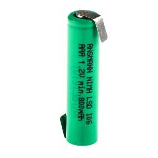 Ansmann Nickel Metal Hydride Rechargeable AAA Battery 800 mAh Capacity, 1.2 V 2311-3003
