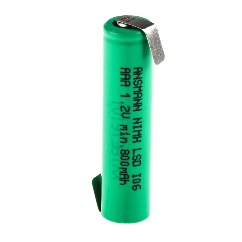 Ansmann Nickel Metal Hydride Rechargeable AAA Battery 800 mAh Capacity, 1.2 V 2311-3003