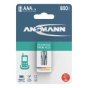 Ansmann Nickel Metal Hydride Rechargeable AAA Battery 1.2 V, 800 mAh, Ansmann MaxE Series 5035332