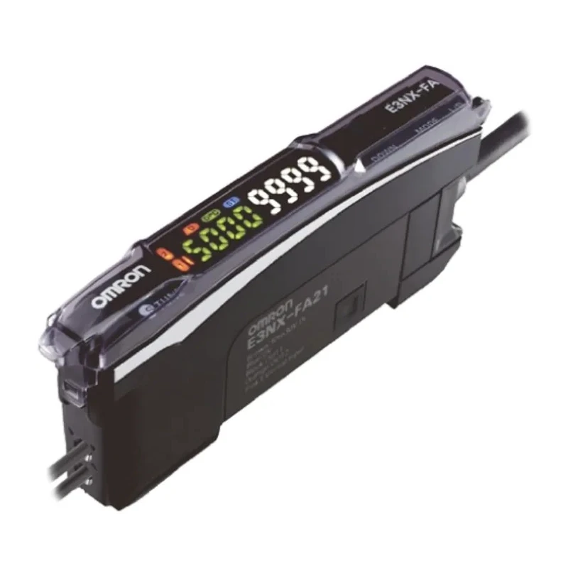 Omron Fibre Optic Sensor Detection Range 6 m, PNP Output, Red LED Light Source, Power Consumption 1.08 W, 30V DC E3NX-FA9TW
