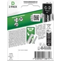 Energizer NiMH Rechargeable D Battery 1.2V 2.5Ah Standard Termination 34.2mm Diameter 7638900138757
