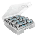 Ansmann Battery Box for 4 AAA, AA Batteries Storage and Organisation 4000740
