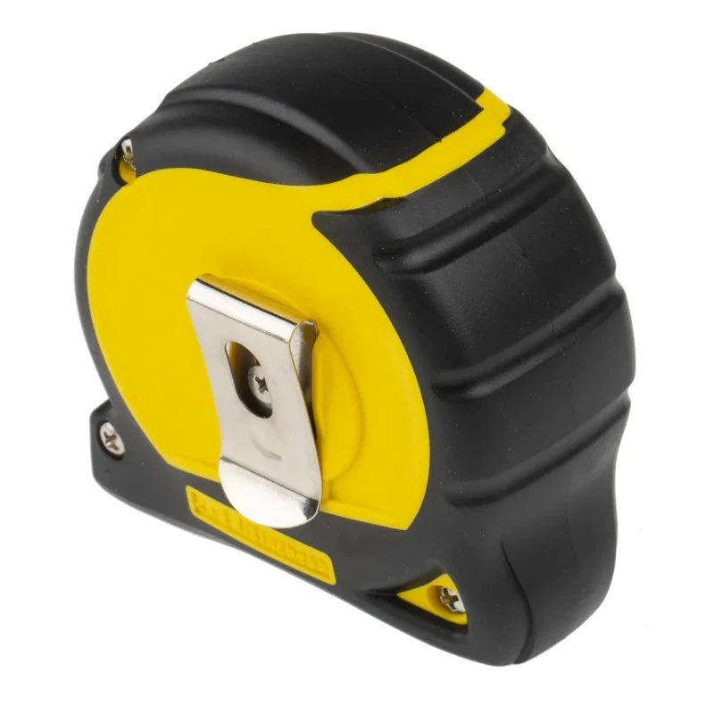 Stanley Tylon 8 m Tape Measure, Imperial and Metric Units, 25mm Blade Width, Black Case 1-30-656