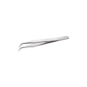 ideal-tek 120mm Stainless Steel Grooved ESD Safe Tweezer 09.SM111.SA.1