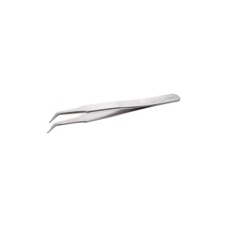 ideal-tek 120mm Stainless Steel Grooved ESD Safe Tweezer 09.SM111.SA.1