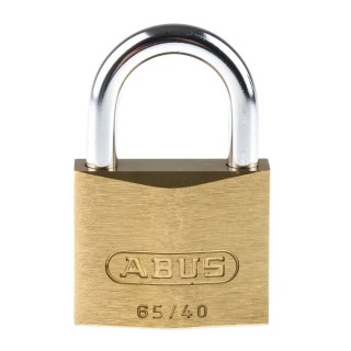 ABUS Steel, Brass Weatherproof Padlock Keyed Alike 6 mm Shackle, 40 mm Body 65/40 KA6401