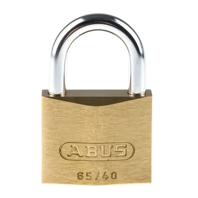 ABUS Steel, Brass Weatherproof Padlock Keyed Alike 6 mm Shackle, 40 mm Body 65/40 KA6401