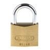 ABUS Steel, Brass Weatherproof Padlock Keyed Alike 6 mm Shackle, 40 mm Body 65/40 KA6401