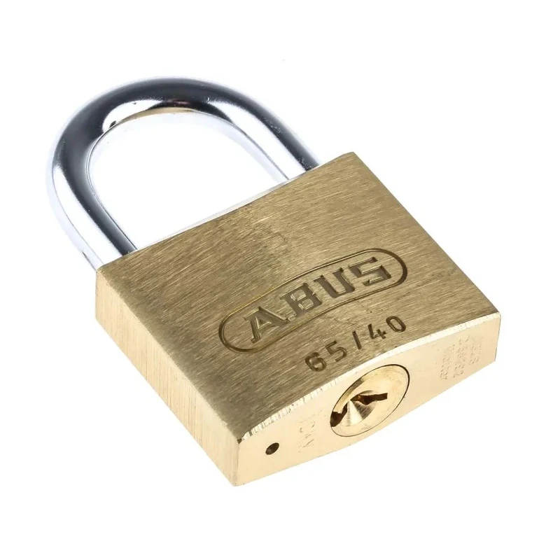 ABUS Steel, Brass Weatherproof Padlock Keyed Alike 6 mm Shackle, 40 mm Body 65/40 KA6401