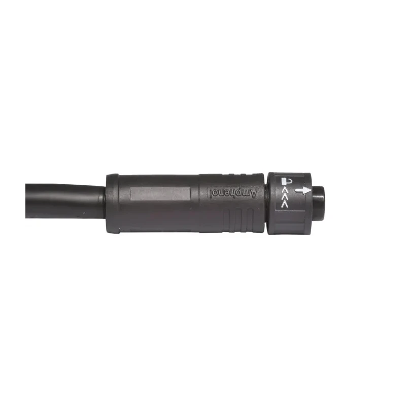 Amphenol Industrial Female 6-Way X Lock A Size to Unterminated Free End Sensor Actuator Cable 1m AU-08BFFM-QL8D01