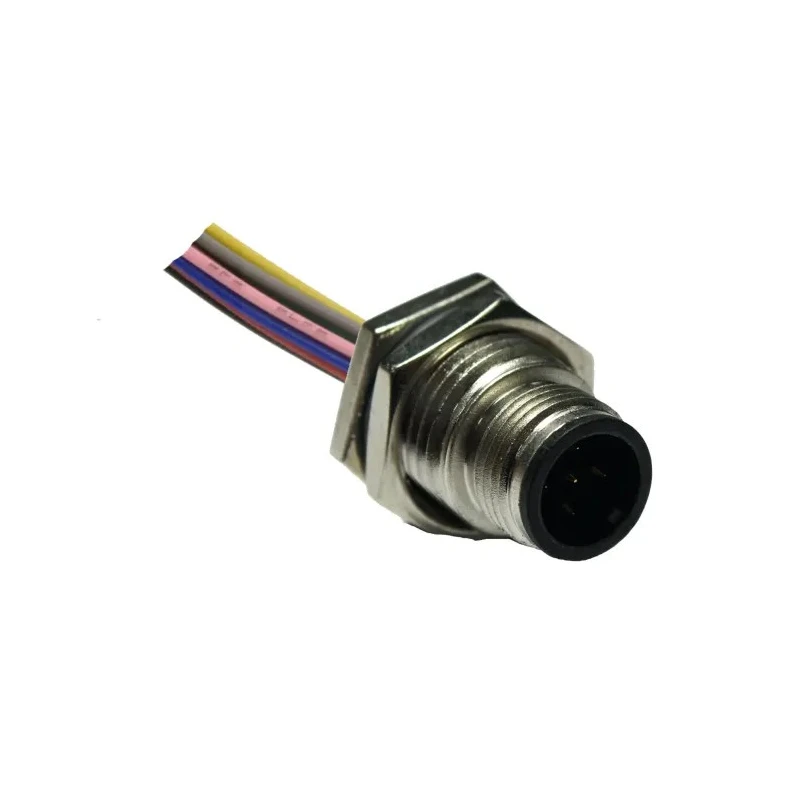 Amphenol Industrial Sensor Actuator Cable Male 17 Way M12 to Unterminated Free End 200 mm M12A-17PMMC-SF8C20