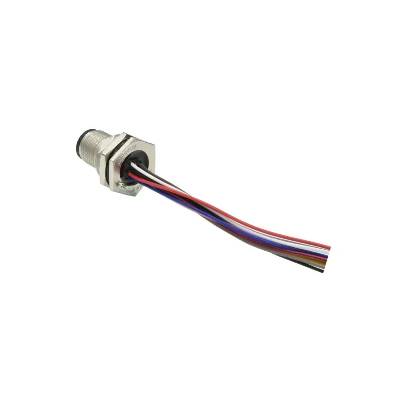 Amphenol Industrial Sensor Actuator Cable Male 17 way M12 to Unterminated Free End 200 mm M12A-17PMMC-SF8B20