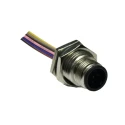 Amphenol Industrial Sensor Actuator Cable Male 17 way M12 to Unterminated Free End 200 mm M12A-17PMMC-SF8B20