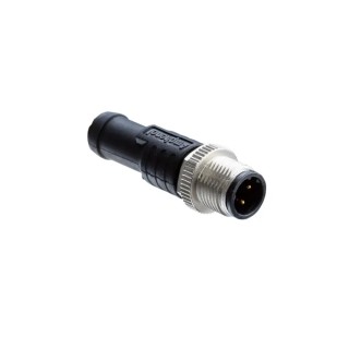 Amphenol Industrial Male 17 Way M12 to Male M12 Sensor Actuator Cable 2 m MSAS-17BMMM-SL8D02
