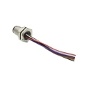 Amphenol Industrial Sensor Actuator Cable Male 17 Way M12 to Unterminated Polyurethane Jacket 200mm MSAS-17PMMC-SF8B20