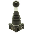APEM 2-Axis Round Joystick IP67, 240 V AC, 10A Silver Contacts 