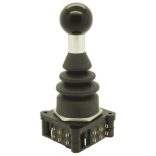 APEM 2-Axis Round Joystick IP67, 240 V AC, 10A Silver Contacts