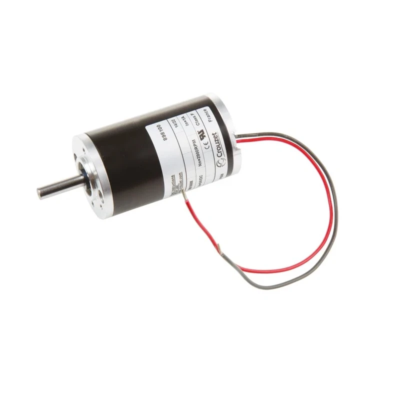 Crouzet Brushed DC Motor, 20 W, 24V DC, 50 mNm Torque, 2920 rpm Output Speed, 6 mm Shaft Diameter, Model 89810008