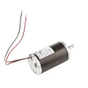 Crouzet Brushed DC Motor, 20 W, 24V DC, 50 mNm Torque, 2920 rpm Output Speed, 6 mm Shaft Diameter, Model 89810008