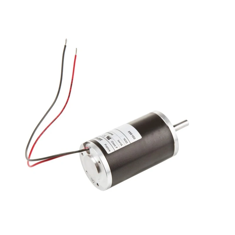 Crouzet Brushed DC Motor, 20 W, 24V DC, 50 mNm Torque, 2920 rpm Output Speed, 6 mm Shaft Diameter, Model 89810008