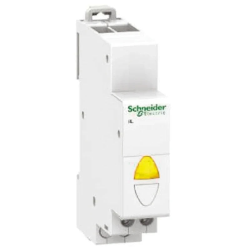 Schneider Electric Flush Yellow LED Indicator iIL Series 230V AC IPXX, IP20 Round A9E18324