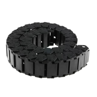 Igus Cable Trunking Series 17 Black, W60.5mm x D39 mm, L1 m Length, 75 mm Minimum Bend Radius Igumid GLW 17.4.075.0