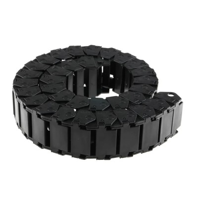 Igus Cable Trunking Series 17 Black, W60.5mm x D39 mm, L1 m Length, 75 mm Minimum Bend Radius Igumid GLW 17.4.075.0
