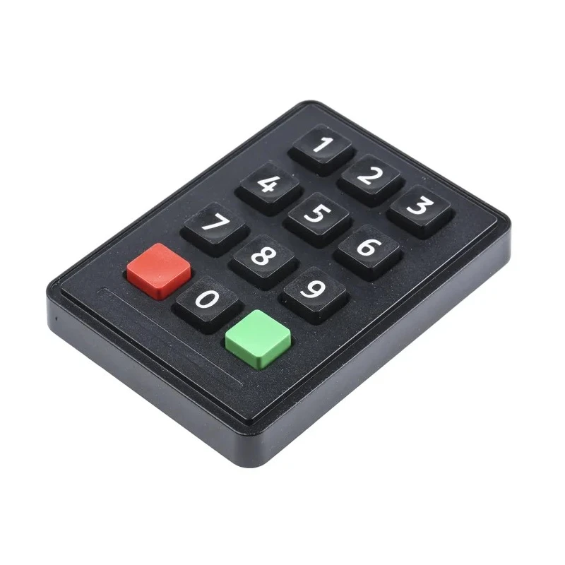 Storm IP65 12 Key Polymer Keypad 3x4 Layout Black Housing 
