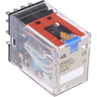 Omron Power Relay 4PDT Contact Configuration 24V DC Coil 5A Switching Current MY4IN1 24VDC (S)