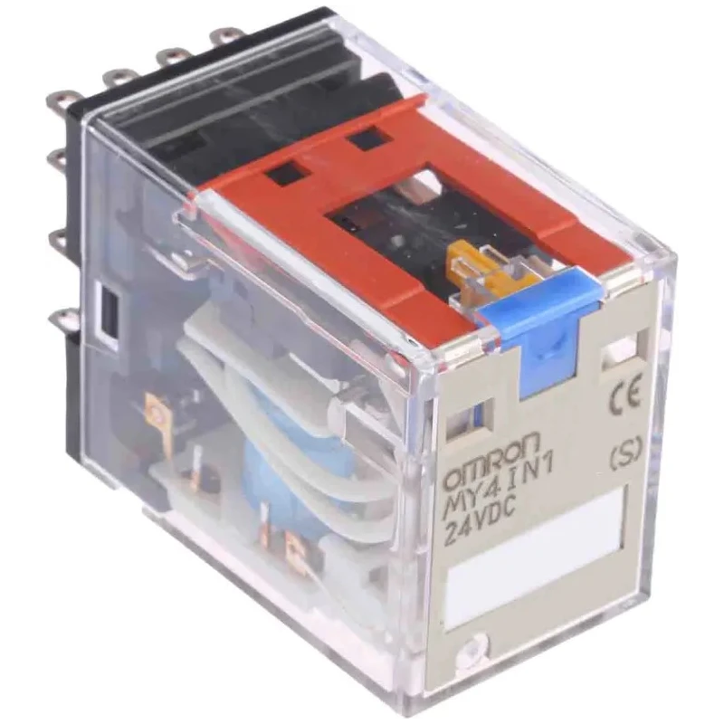 Omron Power Relay 4PDT Contact Configuration 24V DC Coil 5A Switching Current MY4IN1 24VDC (S)