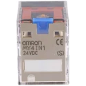 Omron Power Relay 4PDT Contact Configuration 24V DC Coil 5A Switching Current MY4IN1 24VDC (S)