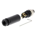 Omron Circular Connector, 22 Contacts, Panel Mount, M8 Connector, Plug, Male, IP67, Y92E-MM08PVC3Sconf-L
