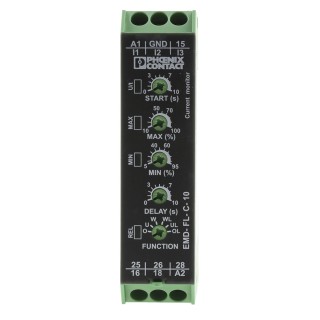 Phoenix Contact Monitoring Relay 1 Phase DPDT DIN Rail, 0A Min Current, 240 V DC 240 V AC 1.5 W Power 2866022