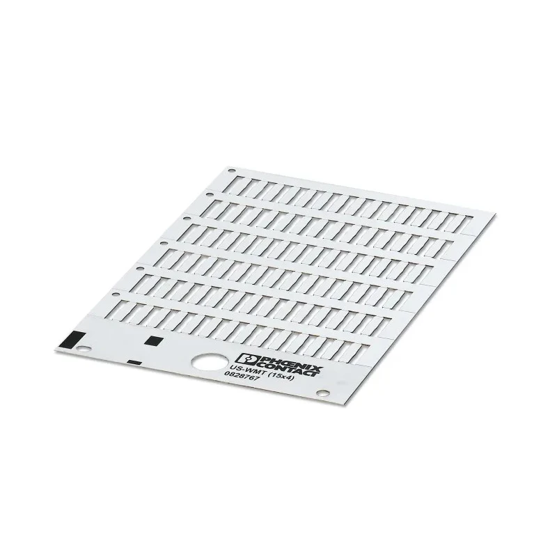 Phoenix Contact Plastic Cable Marker White 4.3mm Width for Modular Terminal Block 0828767
