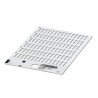 Phoenix Contact Plastic Cable Marker White 4.3mm Width for Modular Terminal Block 0828767