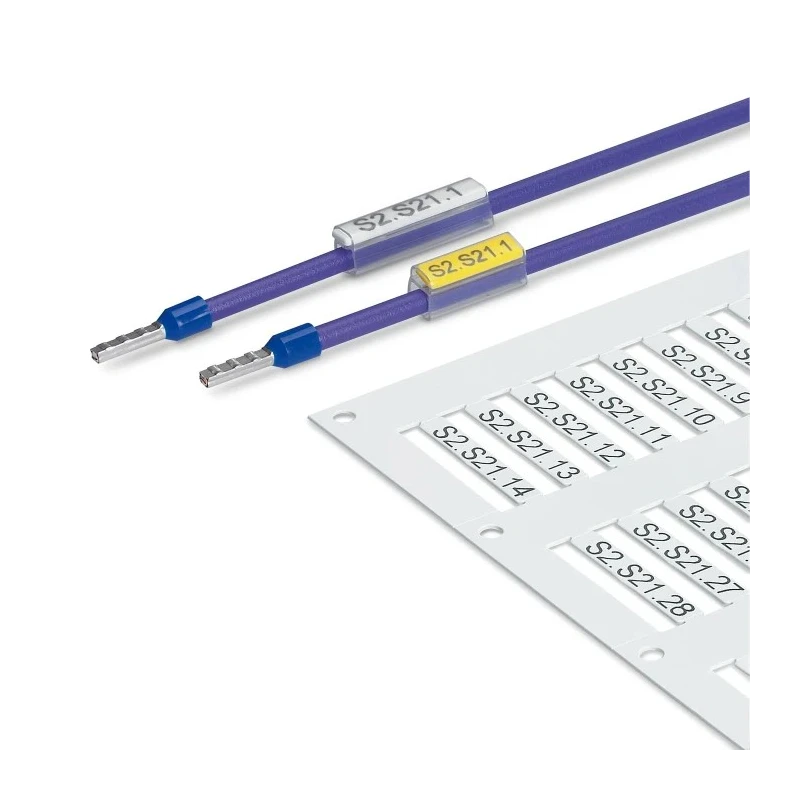 Phoenix Contact Plastic Cable Marker White 4.3mm Width for Modular Terminal Block 0828767