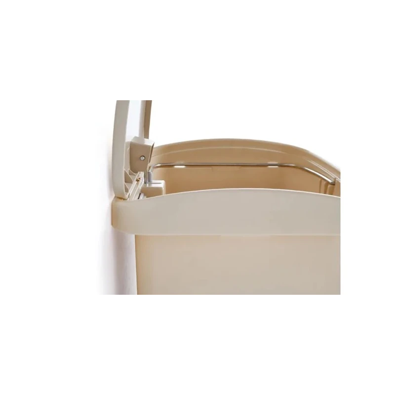 Rubbermaid Commercial Products Slim Jim 90L Beige Pedal Polyethylene, Polypropylene Waste Bin 1883552
