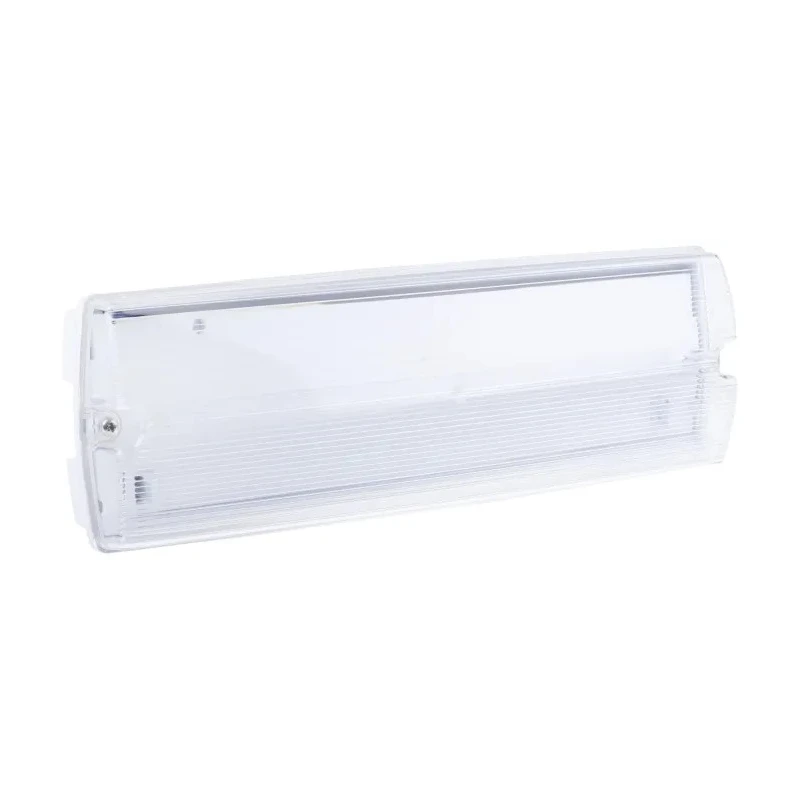 RS PRO LED Emergency Lighting Bulkhead Maintained 3W 230V IP65 350x117x76mm 795-9378