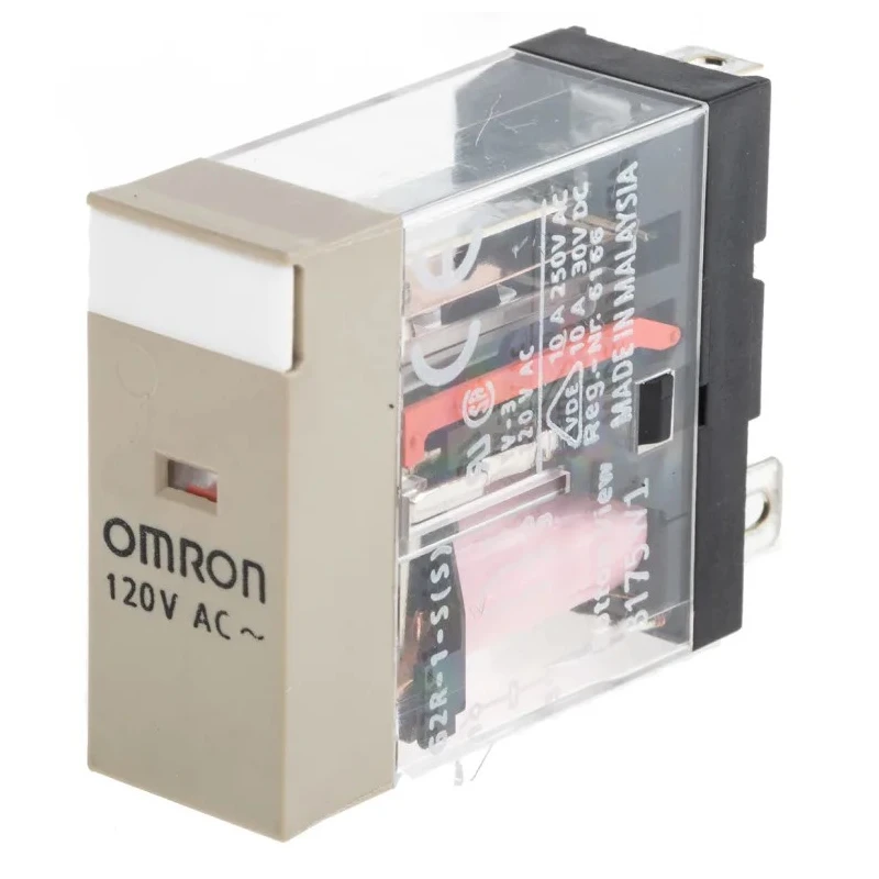 Omron Power Relay SPDT 120V AC Coil, 10A Switching Current, Plug-In Terminal G2R-1-S 120VAC (S)