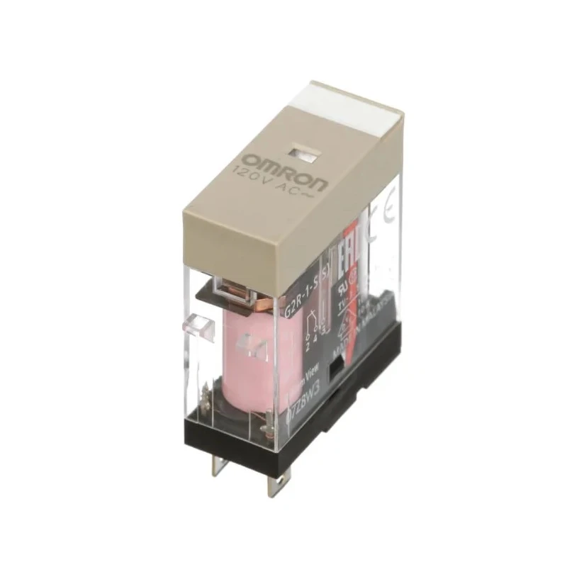 Omron Power Relay SPDT 120V AC Coil, 10A Switching Current, Plug-In Terminal G2R-1-S 120VAC (S)
