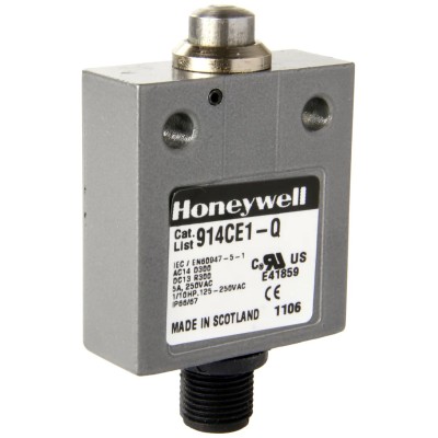 Honeywell Technologies Plunger Limit Switch SPDT 250V AC 5A Die Cast Zinc Housing IP66 IP67 IP68 914CE1-Q