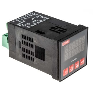 RS PRO 6 Digit LED Digital Counter 20 kHz Frequency, 230 V AC 808-6605