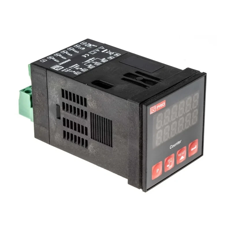 RS PRO 6 Digit LED Digital Counter 20 kHz Frequency, 230 V AC 808-6605